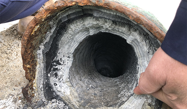 靖西天桂鋁業(yè)循環(huán)水管道結(jié)垢圖